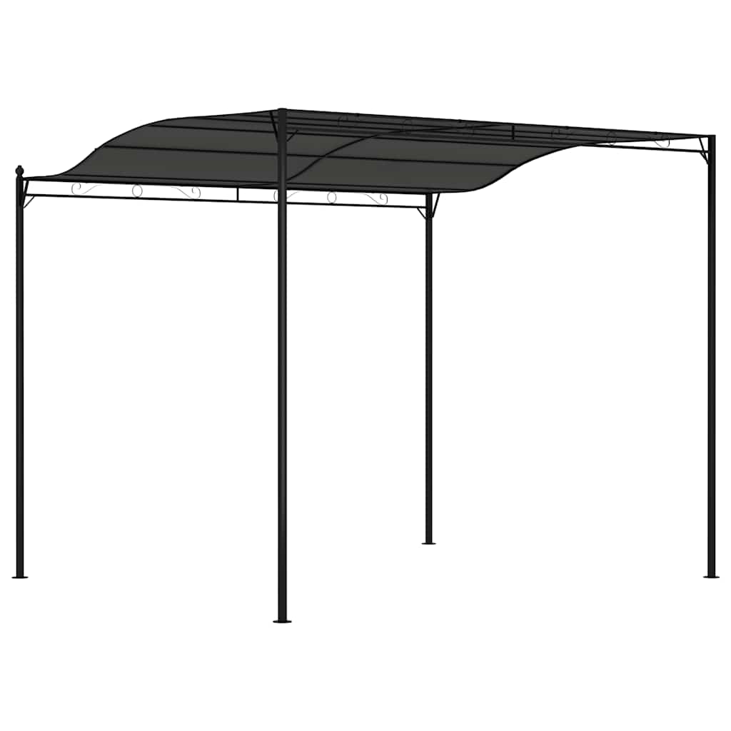 vidaXL Copertină de soare, antracit, 3 x 2,4 m