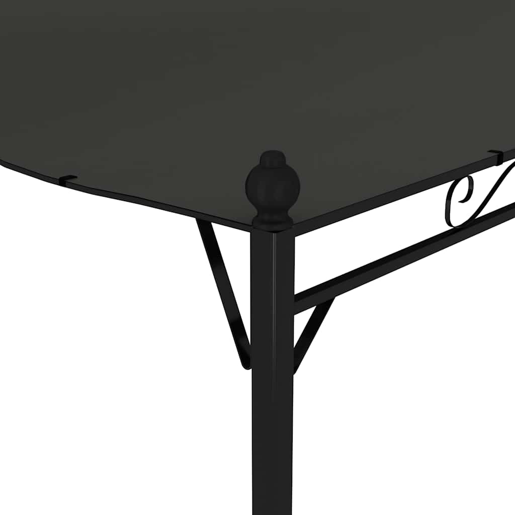 vidaXL Copertină de soare, antracit, 3 x 2,4 m