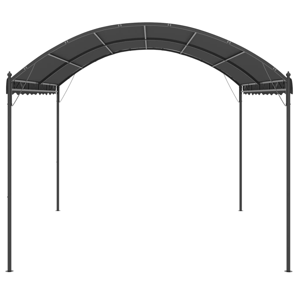 vidaXL Copertină de soare, antracit, 3 x 4 m