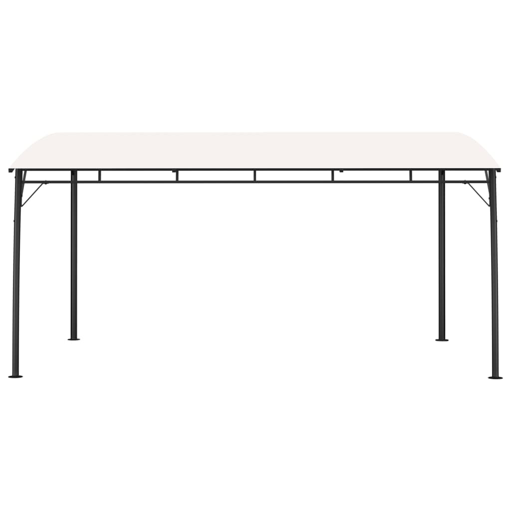 vidaXL Copertină pavilion de grădină, crem, 4x3x2,55 m