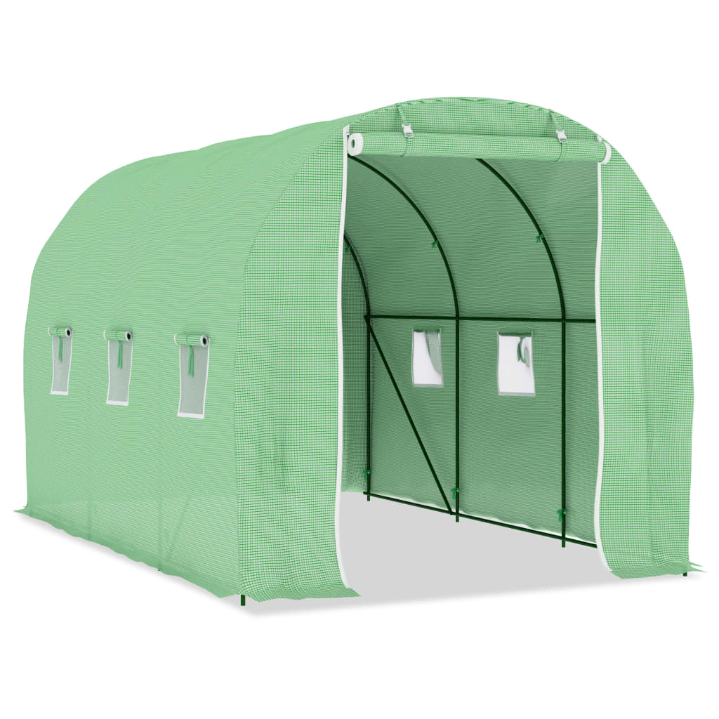 vidaXL Seră, 6,86 m², 3,43 x 2 x 2 m