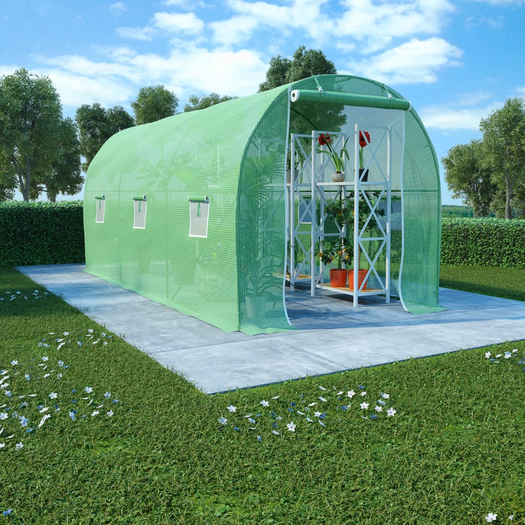 vidaXL Seră, 9 m², 4,5 x 2 x 2 m vidaXL Seră, 9 m², 4,5 x 2 x 2 m