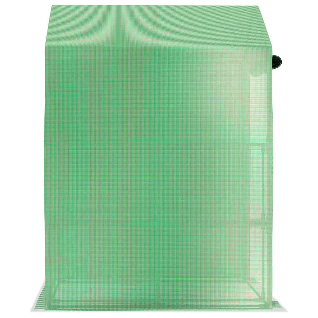 vidaXL Seră cu rafturi, 143 x 143 x 195 cm, oțel vidaXL Seră cu rafturi, 143 x 143 x 195 cm, oțel