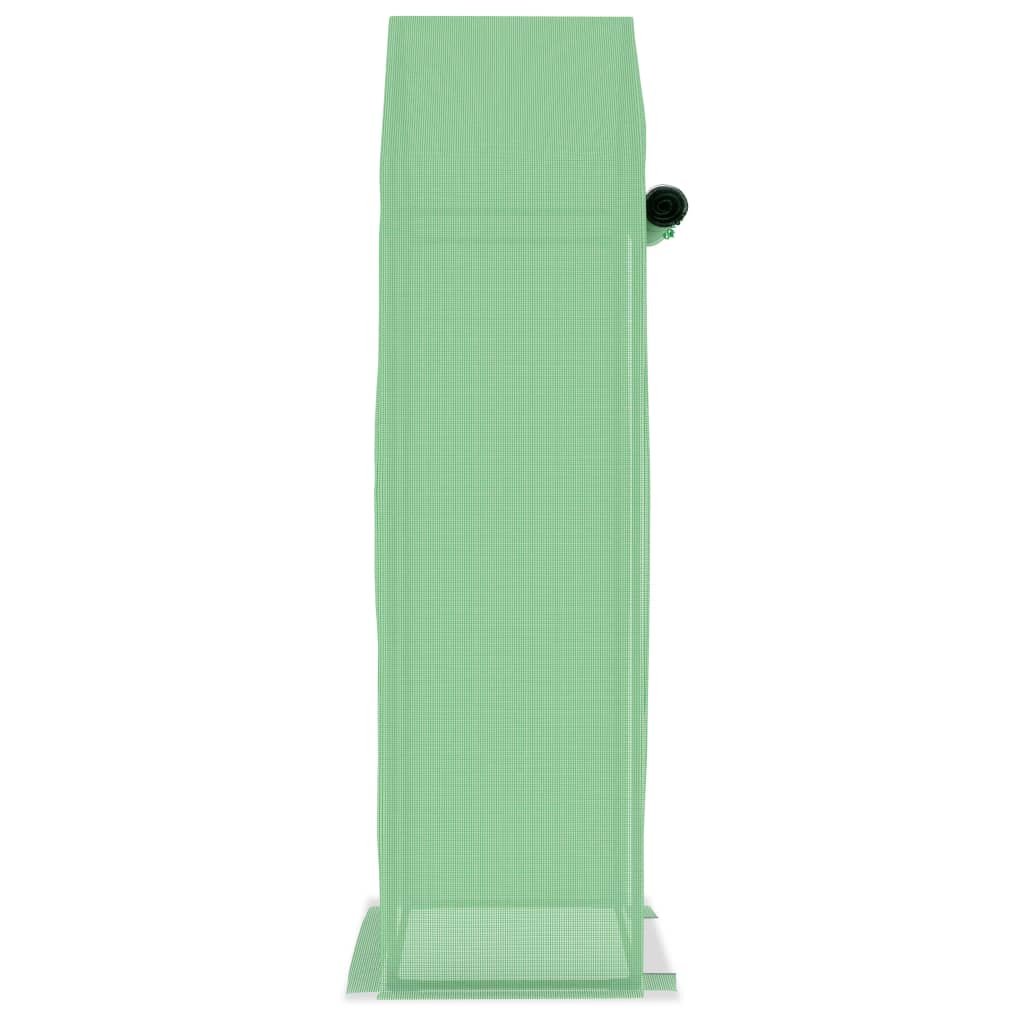 vidaXL Seră cu cadru din oțel, 0,5 m², 1 x 0,5 x 1,9 cm vidaXL Seră cu cadru din oțel, 0,5 m², 1 x 0,5 x 1,9 cm