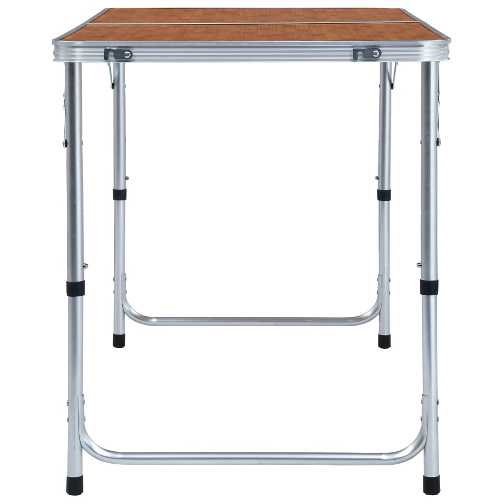 vidaXL Masă de camping pliabilă, 120 x 60 cm, aluminiu vidaXL Masă de camping pliabilă, 120 x 60 cm, aluminiu