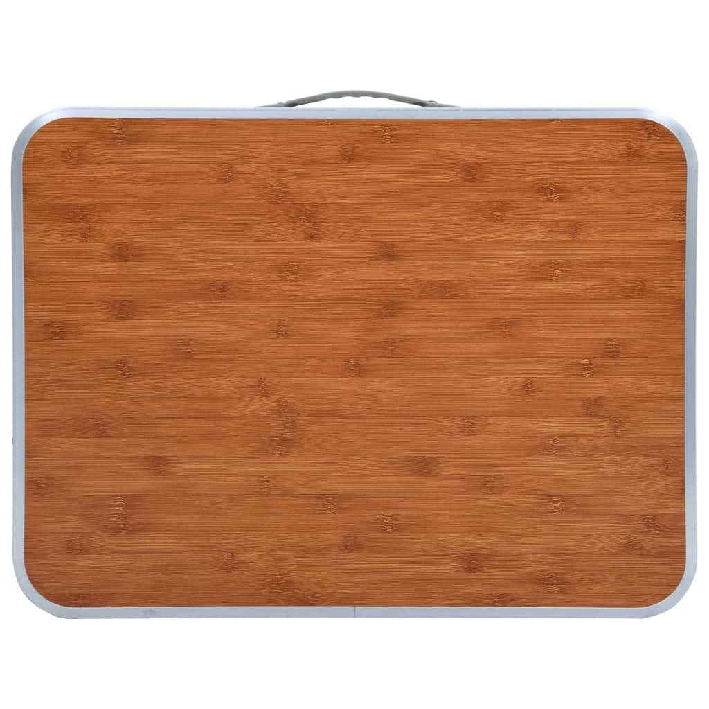 vidaXL Masă de camping pliabilă, 60 x 45 cm, aluminiu vidaXL Masă de camping pliabilă, 60 x 45 cm, aluminiu