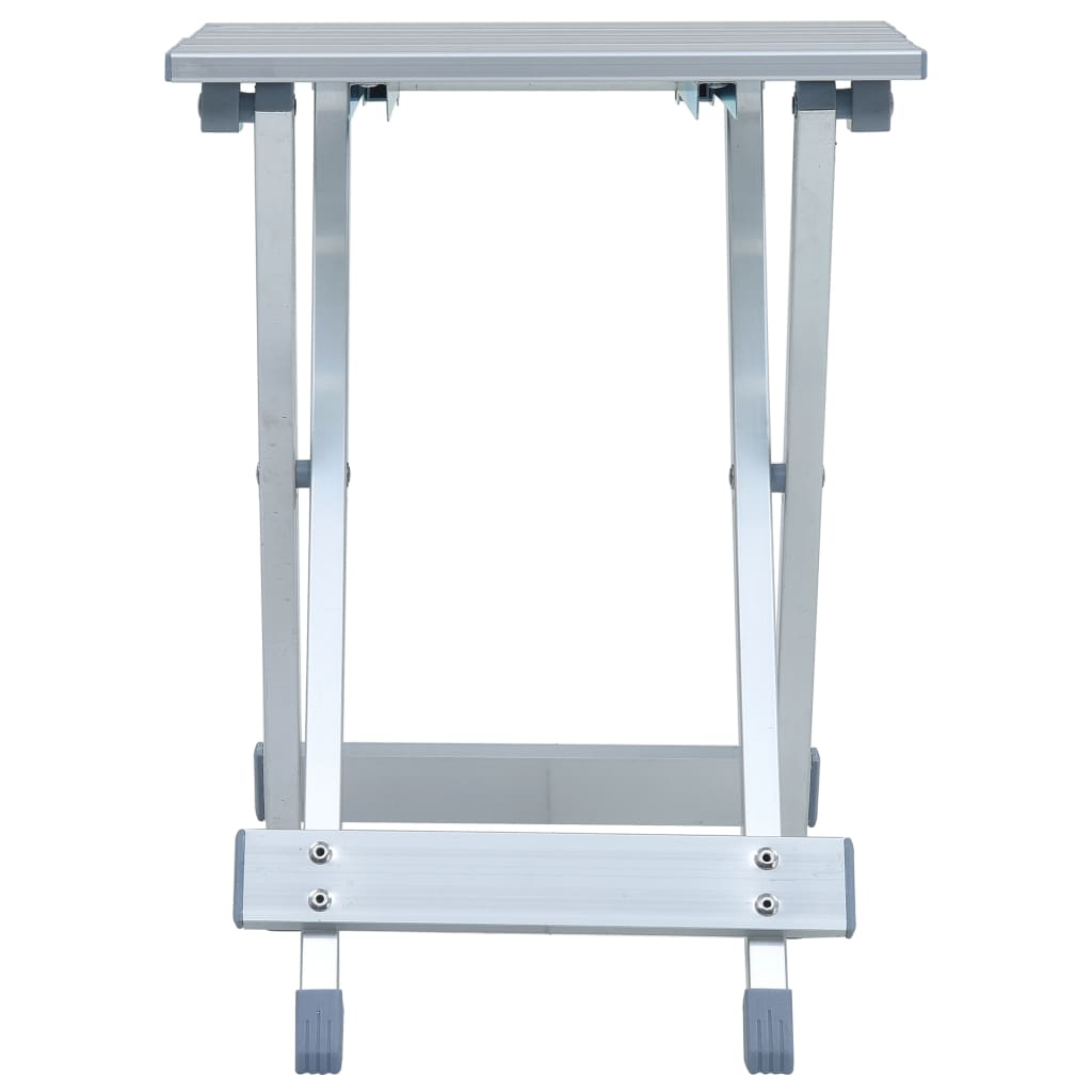 vidaXL Taburet de camping, 28 x 26 x 39 cm, aluminiu vidaXL Taburet de camping, 28 x 26 x 39 cm, aluminiu