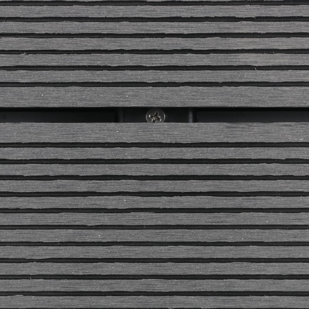 vidaXL Cădiță de duș de exterior gri 110x62 cm WPC și oțel inoxidabil vidaXL Cădiță de duș de exterior gri 110x62 cm WPC și oțel inoxidabil