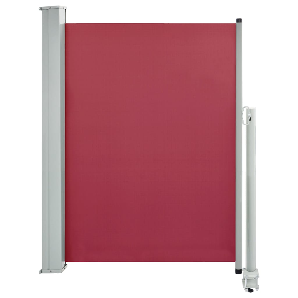 vidaXL Copertină laterală retractabilă de terasă, roșu, 100 x 300 cm vidaXL Copertină laterală retractabilă de terasă, roșu, 100 x 300 cm