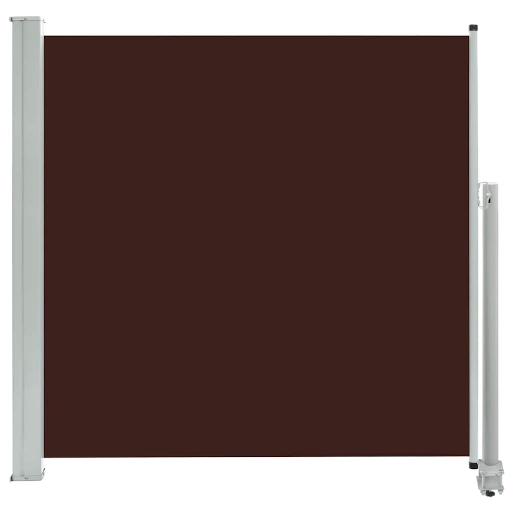 vidaXL Copertină laterală retractabilă de terasă, maro, 160 x 300 cm vidaXL Copertină laterală retractabilă de terasă, maro, 160 x 300 cm