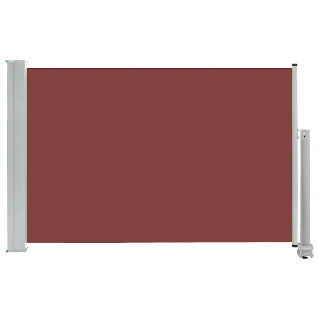 vidaXL Copertină laterală retractabilă de terasă, maro, 60 x 300 cm vidaXL Copertină laterală retractabilă de terasă, maro, 60 x 300 cm