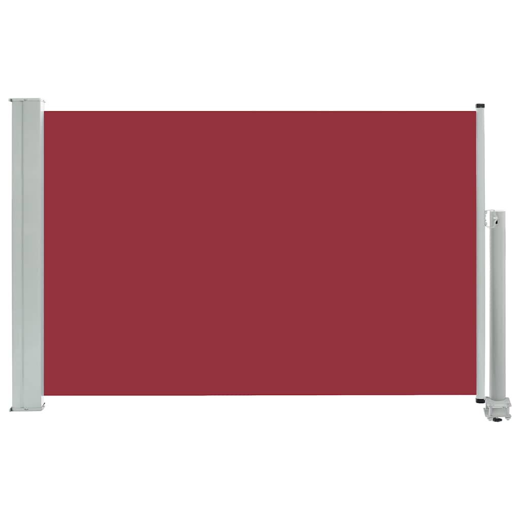 vidaXL Copertină laterală retractabilă de terasă, roșu, 60 x 300 cm vidaXL Copertină laterală retractabilă de terasă, roșu, 60 x 300 cm