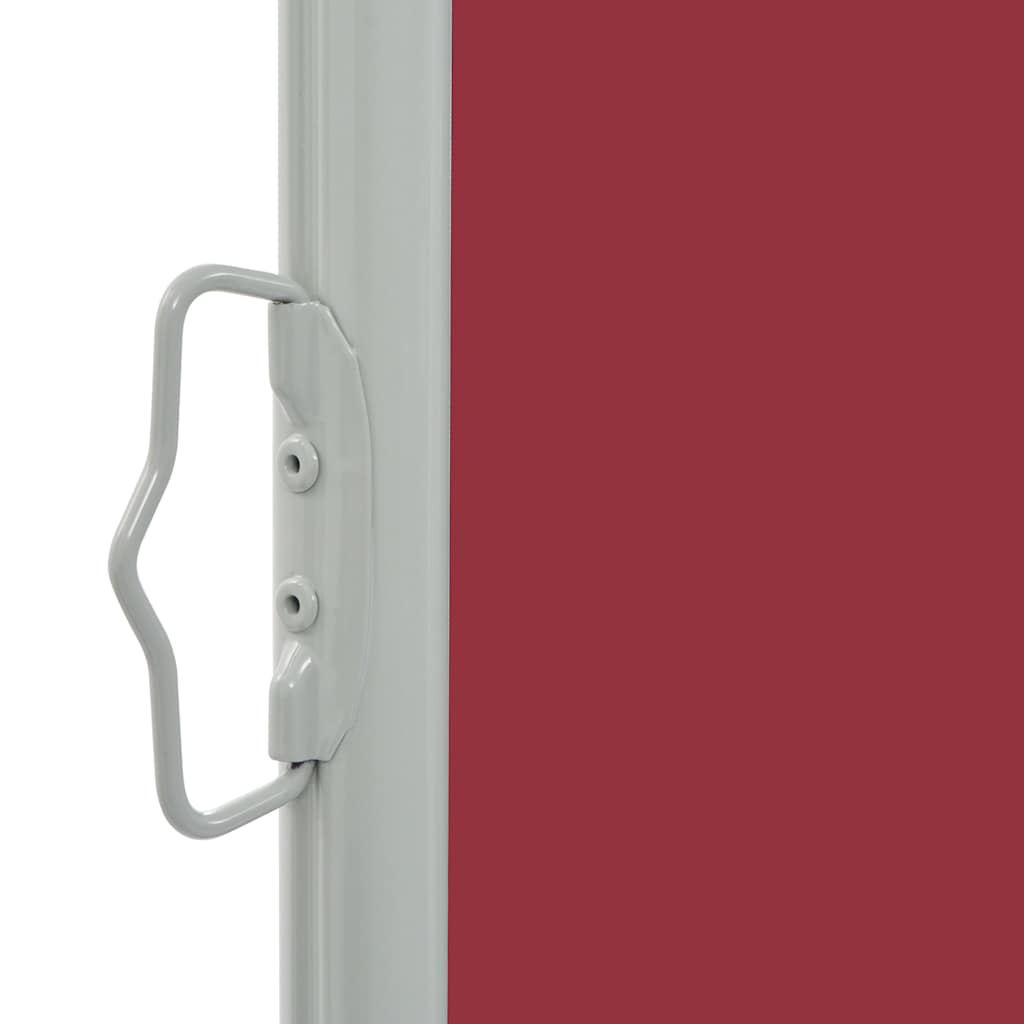 vidaXL Copertină laterală retractabilă de terasă, roșu, 60 x 300 cm vidaXL Copertină laterală retractabilă de terasă, roșu, 60 x 300 cm