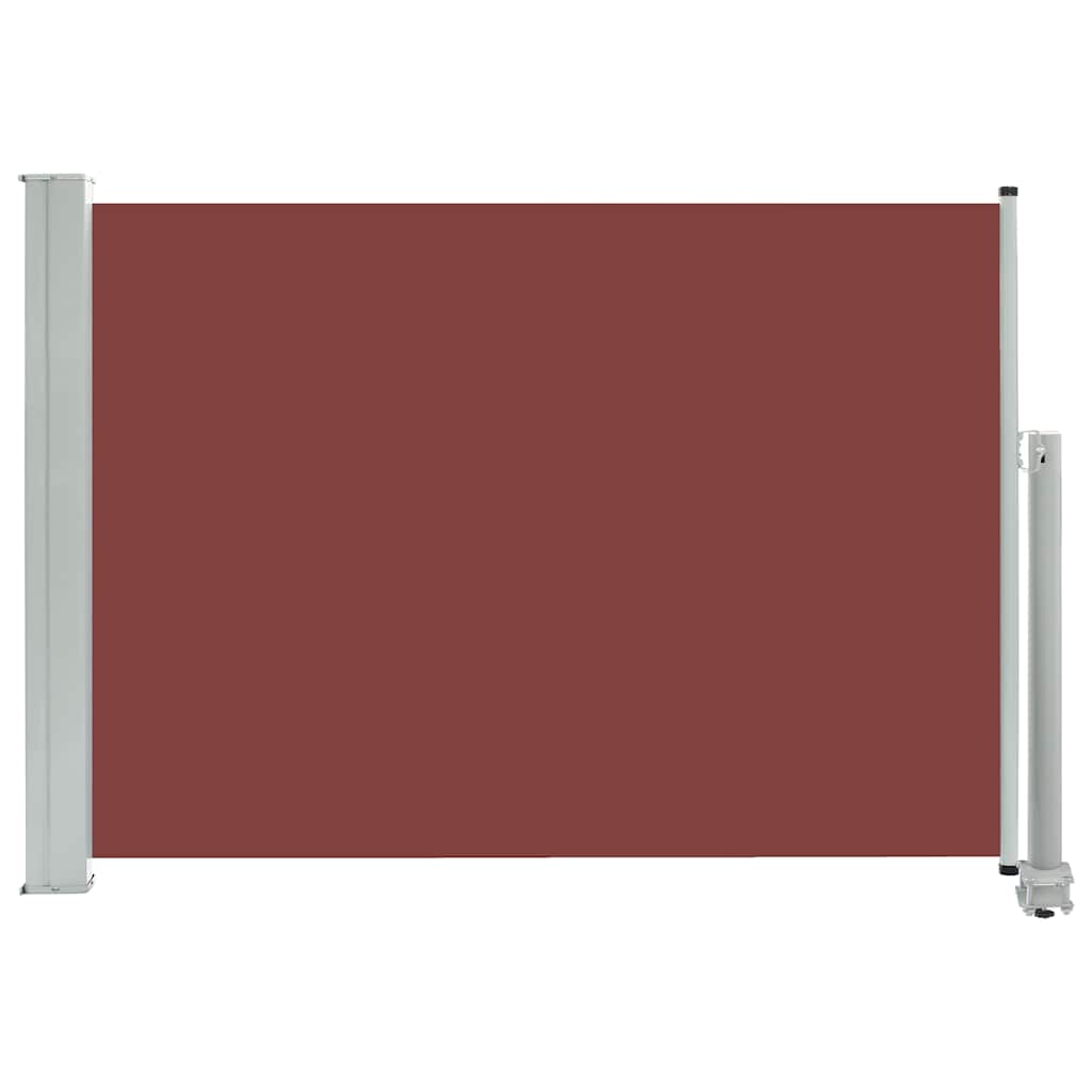 vidaXL Copertină laterală retractabilă de terasă, maro, 80 x 300 cm vidaXL Copertină laterală retractabilă de terasă, maro, 80 x 300 cm