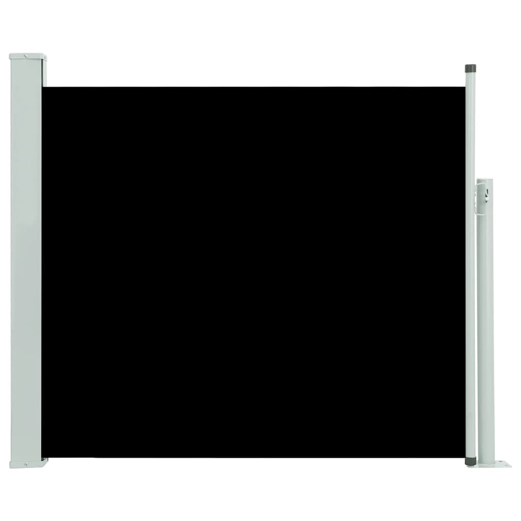 vidaXL Copertină laterală retractabilă de terasă, negru, 100x300 cm vidaXL Copertină laterală retractabilă de terasă, negru, 100x300 cm