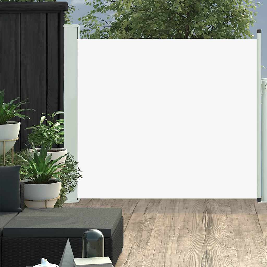vidaXL Copertină laterală retractabilă de terasă, crem, 100 x 300 cm vidaXL Copertină laterală retractabilă de terasă, crem, 100 x 300 cm