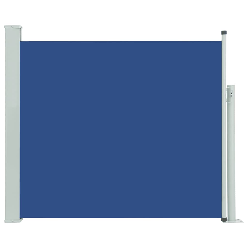 vidaXL Copertină laterală retractabilă terasă, albastru, 100x300 cm vidaXL Copertină laterală retractabilă terasă, albastru, 100x300 cm