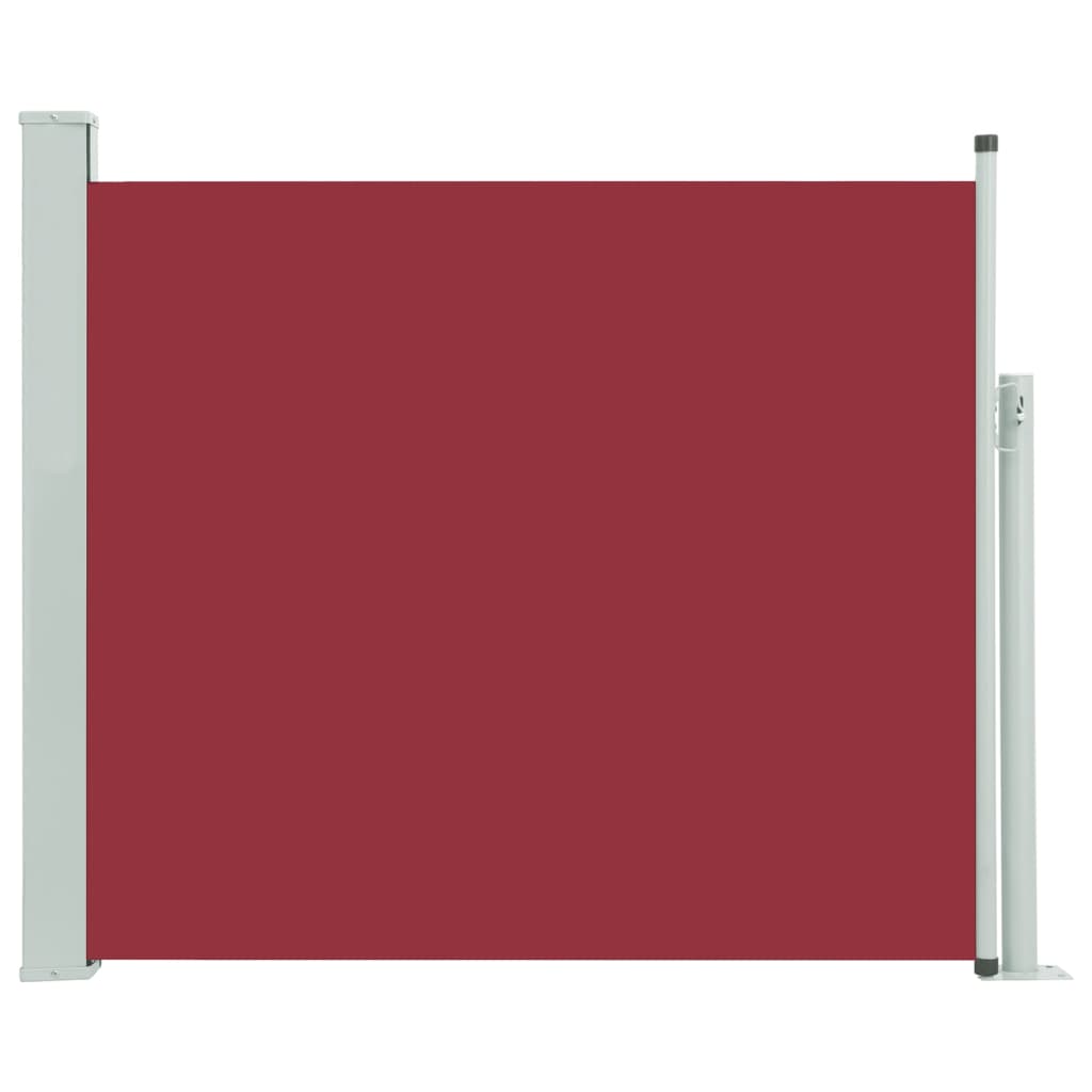 vidaXL Copertină laterală retractabilă de terasă, roșu, 100 x 300 cm vidaXL Copertină laterală retractabilă de terasă, roșu, 100 x 300 cm