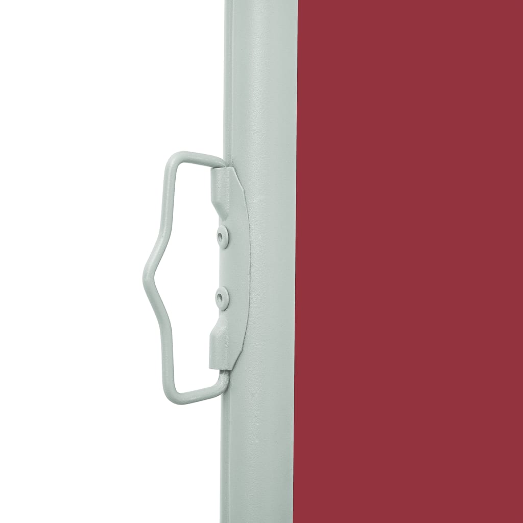 vidaXL Copertină laterală retractabilă de terasă, roșu, 100 x 300 cm vidaXL Copertină laterală retractabilă de terasă, roșu, 100 x 300 cm