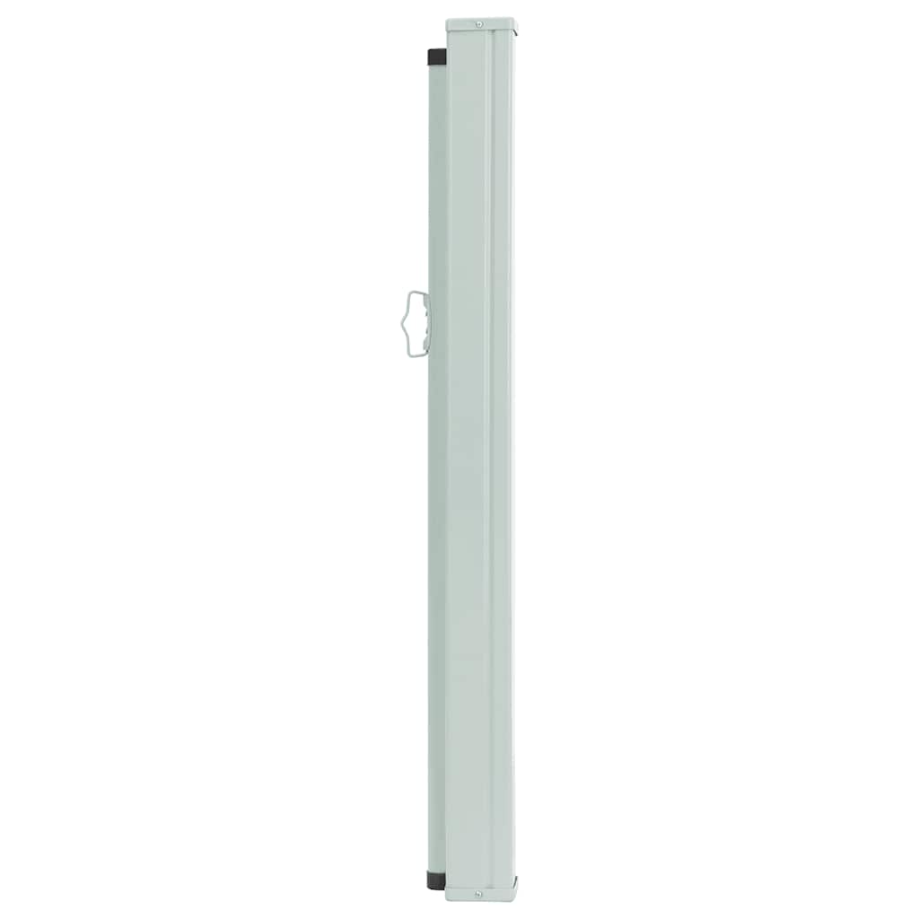 vidaXL Copertină laterală retractabilă de terasă, gri, 100 x 500 cm vidaXL Copertină laterală retractabilă de terasă, gri, 100 x 500 cm