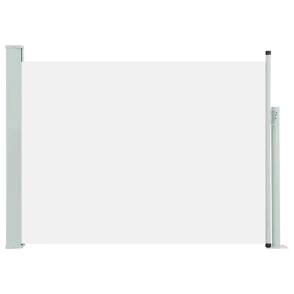 vidaXL Copertină laterală retractabilă de terasă, crem, 120 x 500 cm vidaXL Copertină laterală retractabilă de terasă, crem, 120 x 500 cm