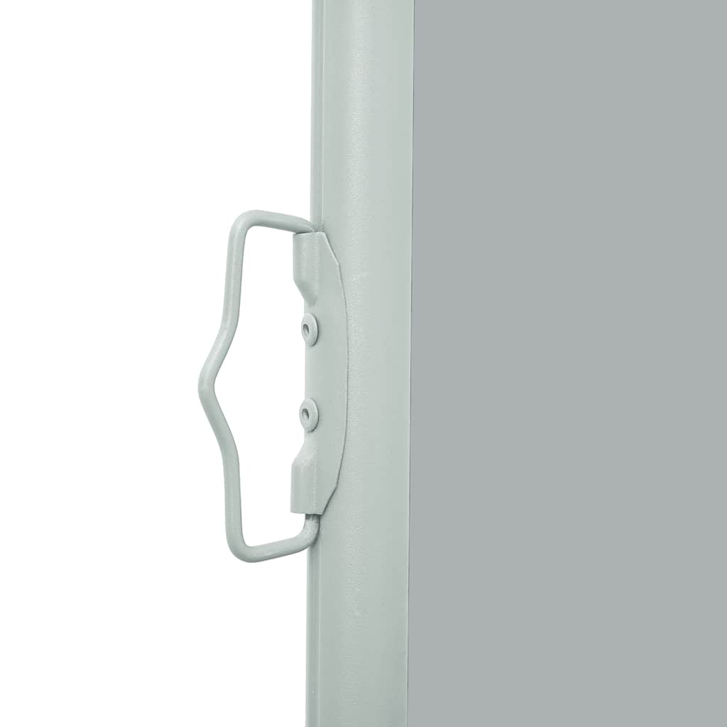 vidaXL Copertină laterală retractabilă de terasă, gri, 120 x 500 cm vidaXL Copertină laterală retractabilă de terasă, gri, 120 x 500 cm