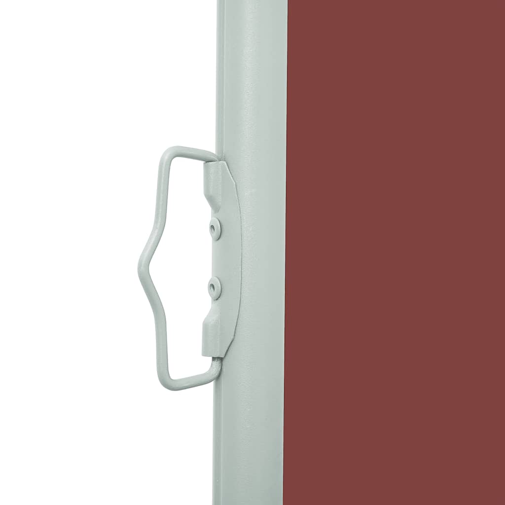 vidaXL Copertină laterală retractabilă de terasă, maro, 120 x 500 cm vidaXL Copertină laterală retractabilă de terasă, maro, 120 x 500 cm
