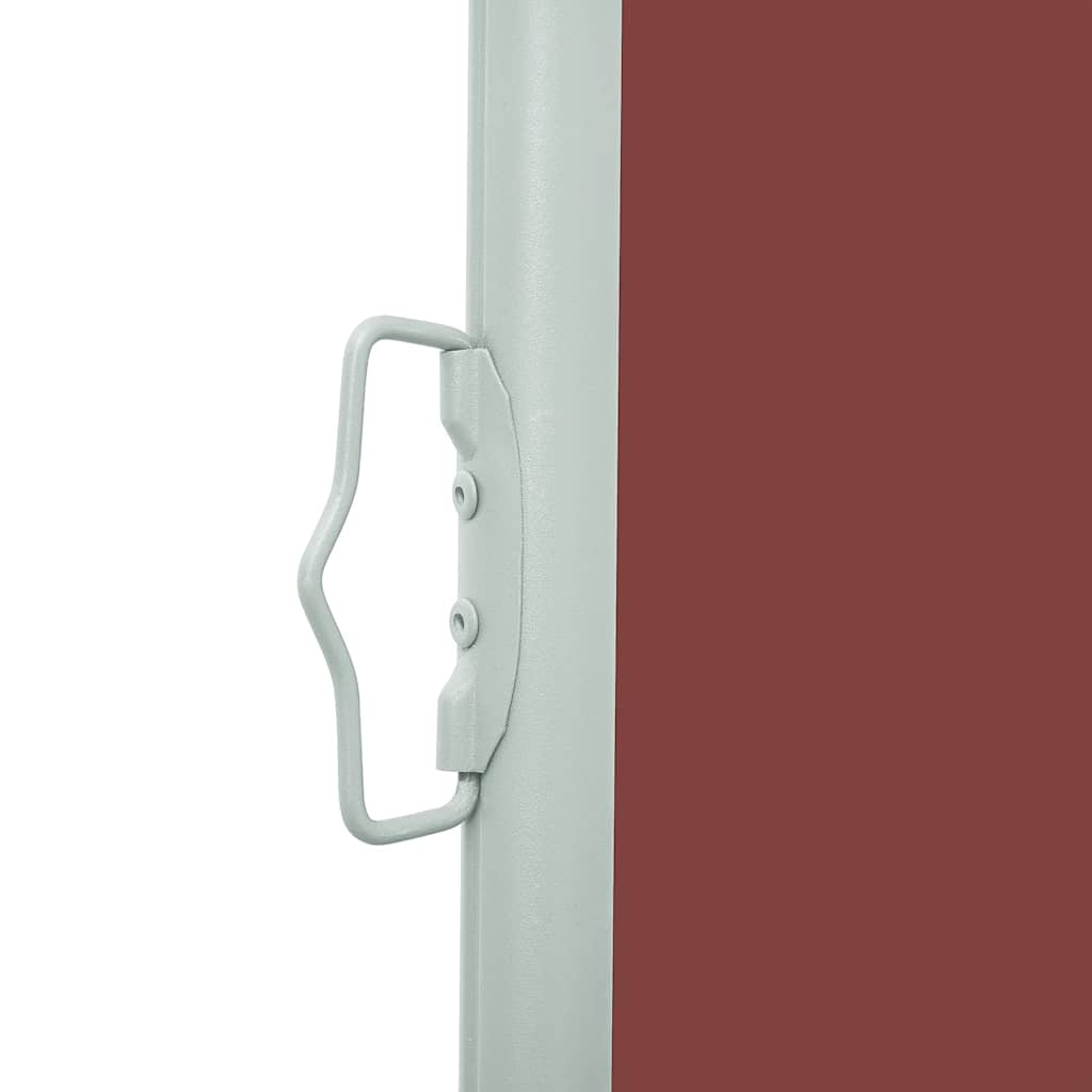 vidaXL Copertină laterală retractabilă de terasă, maro, 140 x 500 cm vidaXL Copertină laterală retractabilă de terasă, maro, 140 x 500 cm