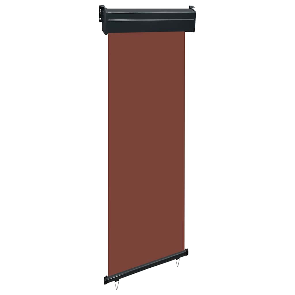 vidaXL Copertină laterală de balcon, maro, 60 x 250 cm vidaXL Copertină laterală de balcon, maro, 60 x 250 cm