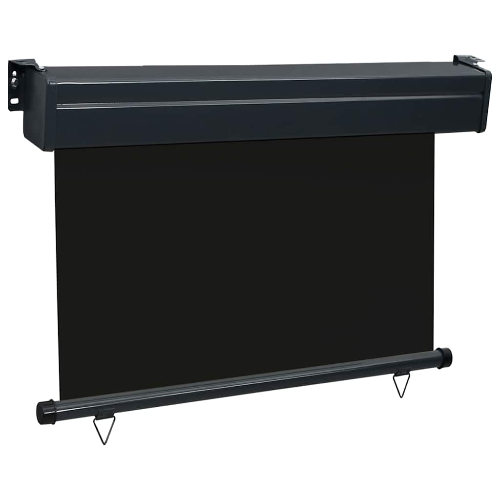 vidaXL Copertină laterală de balcon, negru, 80 x 250 cm vidaXL Copertină laterală de balcon, negru, 80 x 250 cm