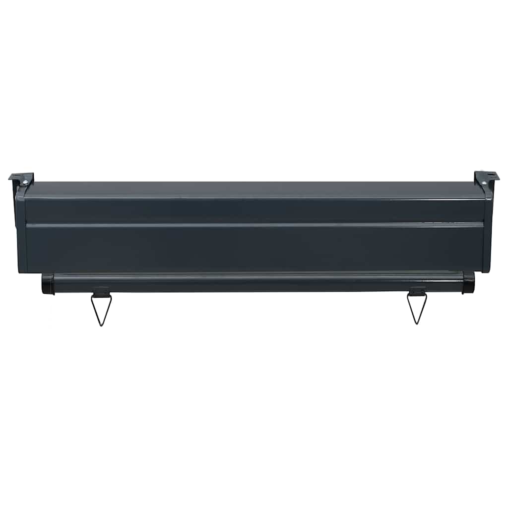 vidaXL Copertină laterală de balcon, gri, 80 x 250 cm vidaXL Copertină laterală de balcon, gri, 80 x 250 cm