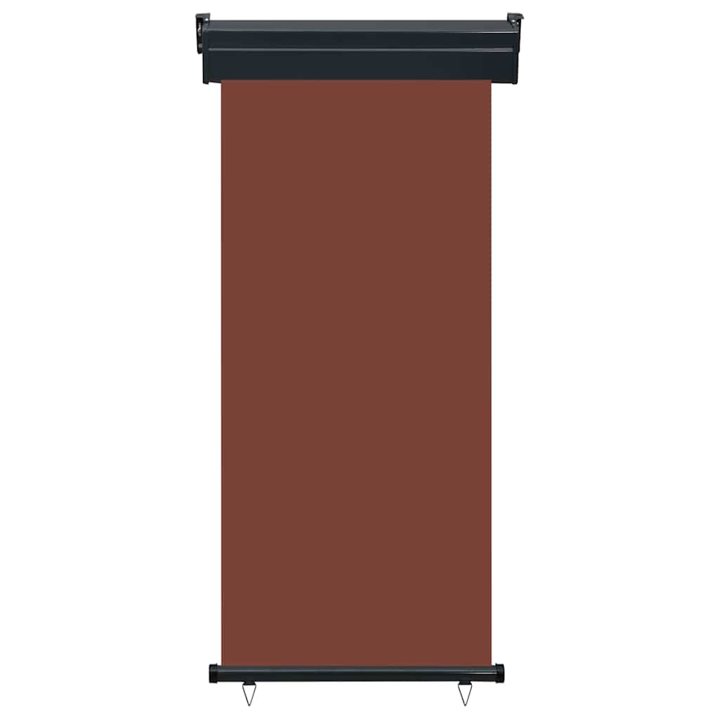 vidaXL Copertină laterală de balcon, maro, 80 x 250 cm