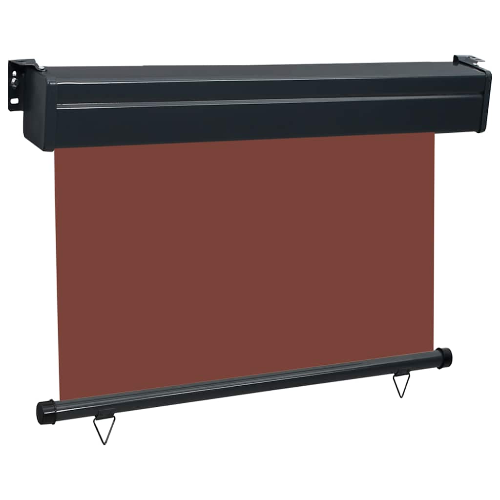 vidaXL Copertină laterală de balcon, maro, 80 x 250 cm