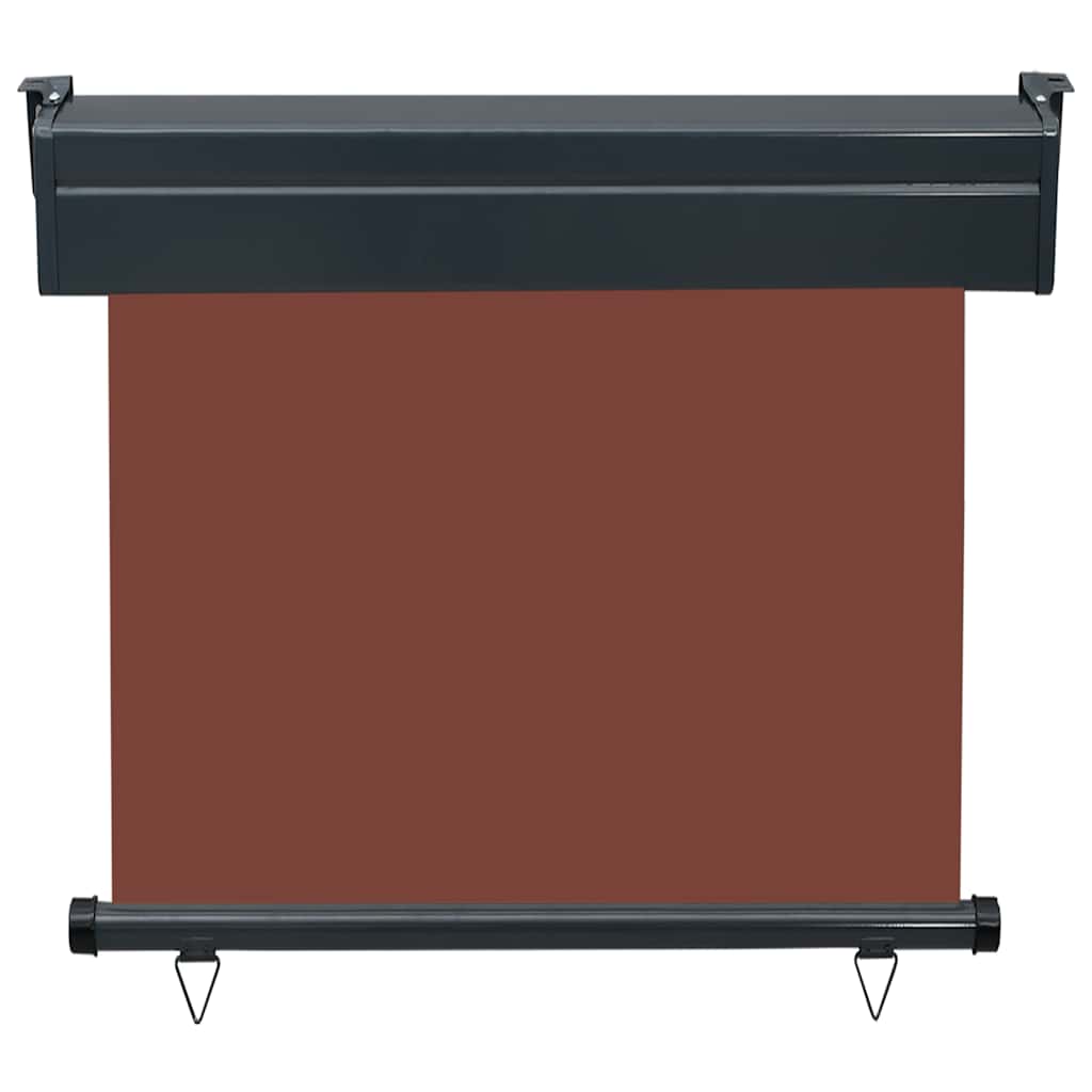 vidaXL Copertină laterală de balcon, maro, 80 x 250 cm