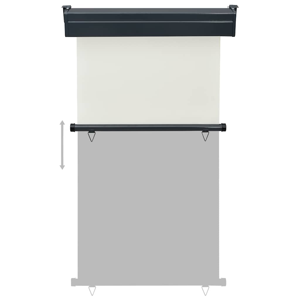 vidaXL Copertină laterală de balcon, crem, 100 x 250 cm vidaXL Copertină laterală de balcon, crem, 100 x 250 cm