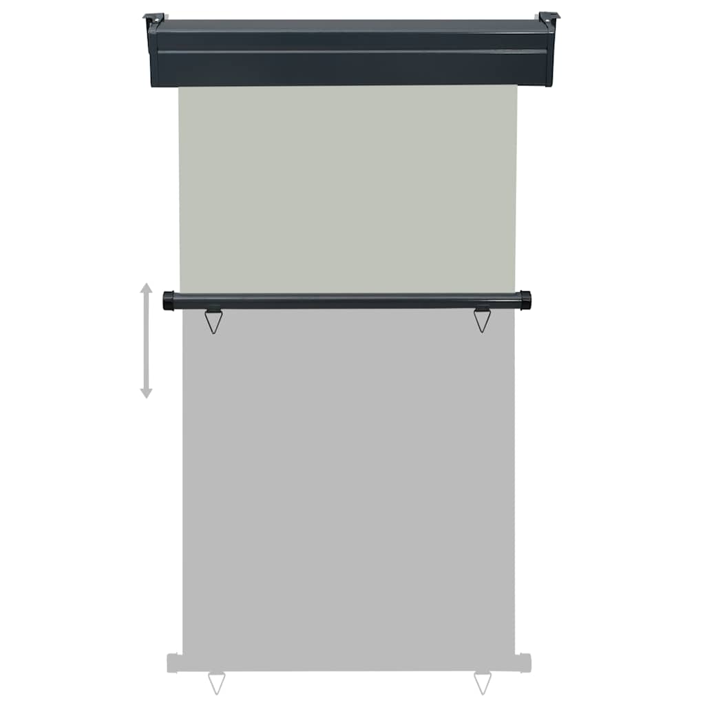 vidaXL Copertină laterală de balcon, gri, 100 x 250 cm vidaXL Copertină laterală de balcon, gri, 100 x 250 cm