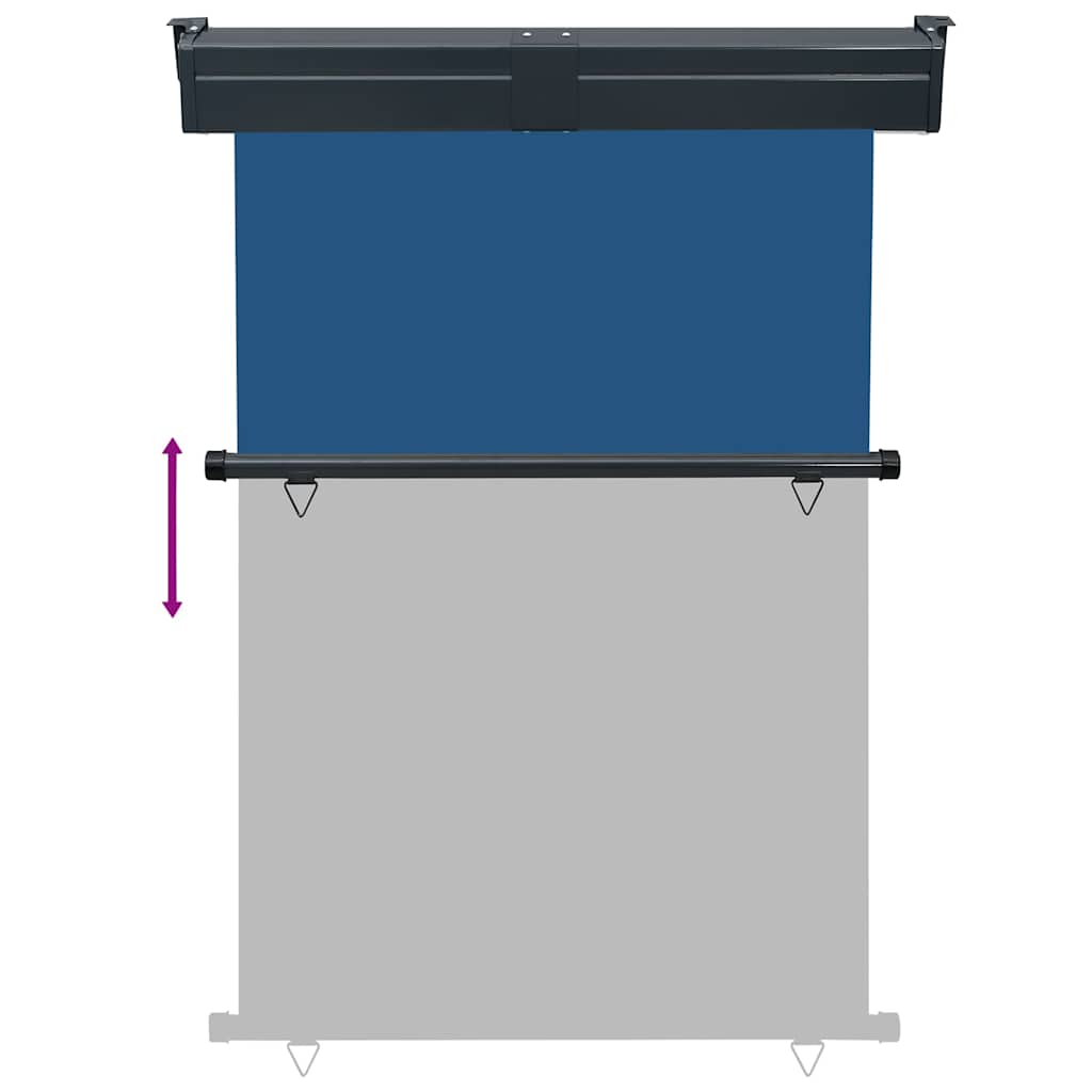 vidaXL Copertină laterală de balcon, albastru, 125 x 250 cm vidaXL Copertină laterală de balcon, albastru, 125 x 250 cm