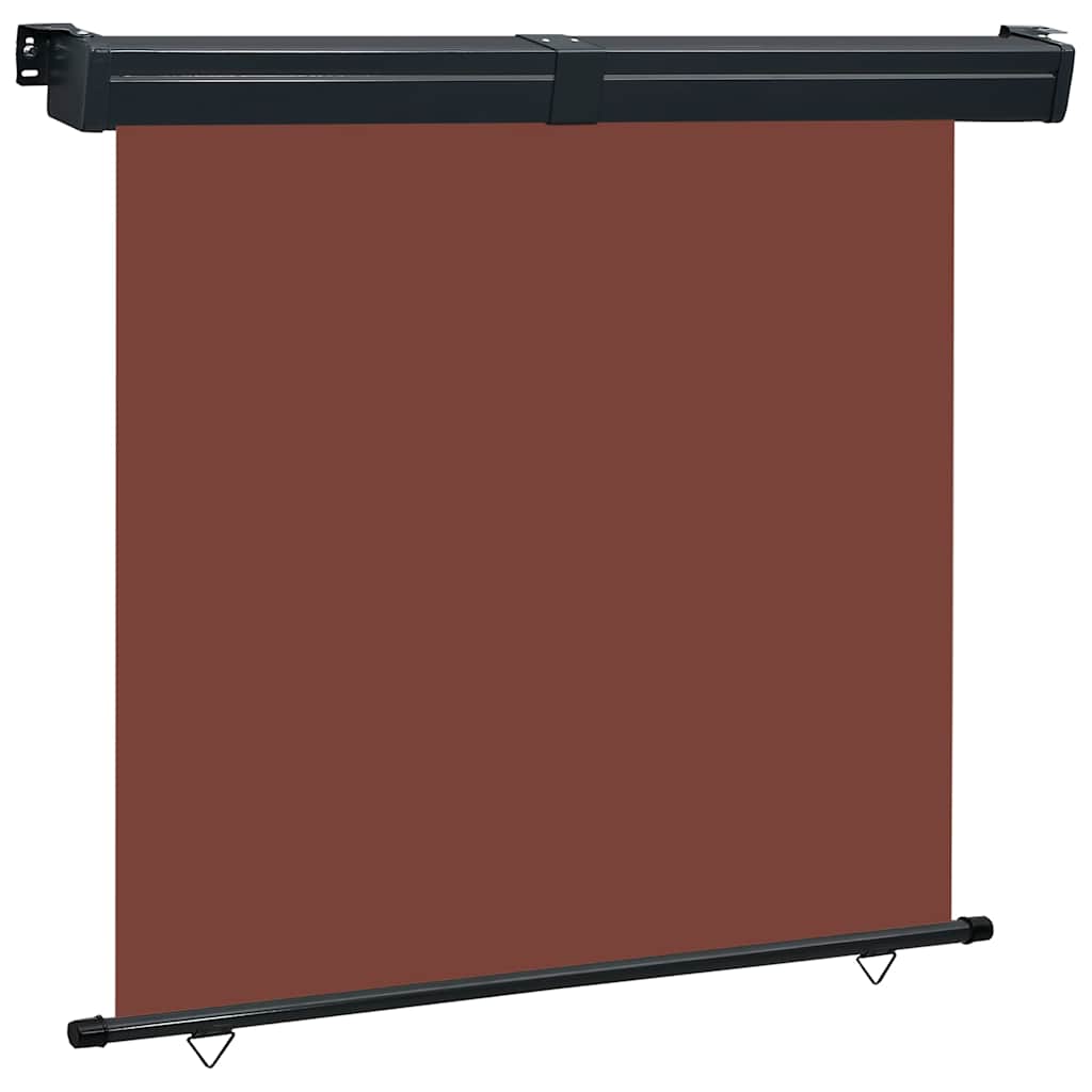 vidaXL Copertină laterală de balcon, maro, 170x250 cm vidaXL Copertină laterală de balcon, maro, 170x250 cm