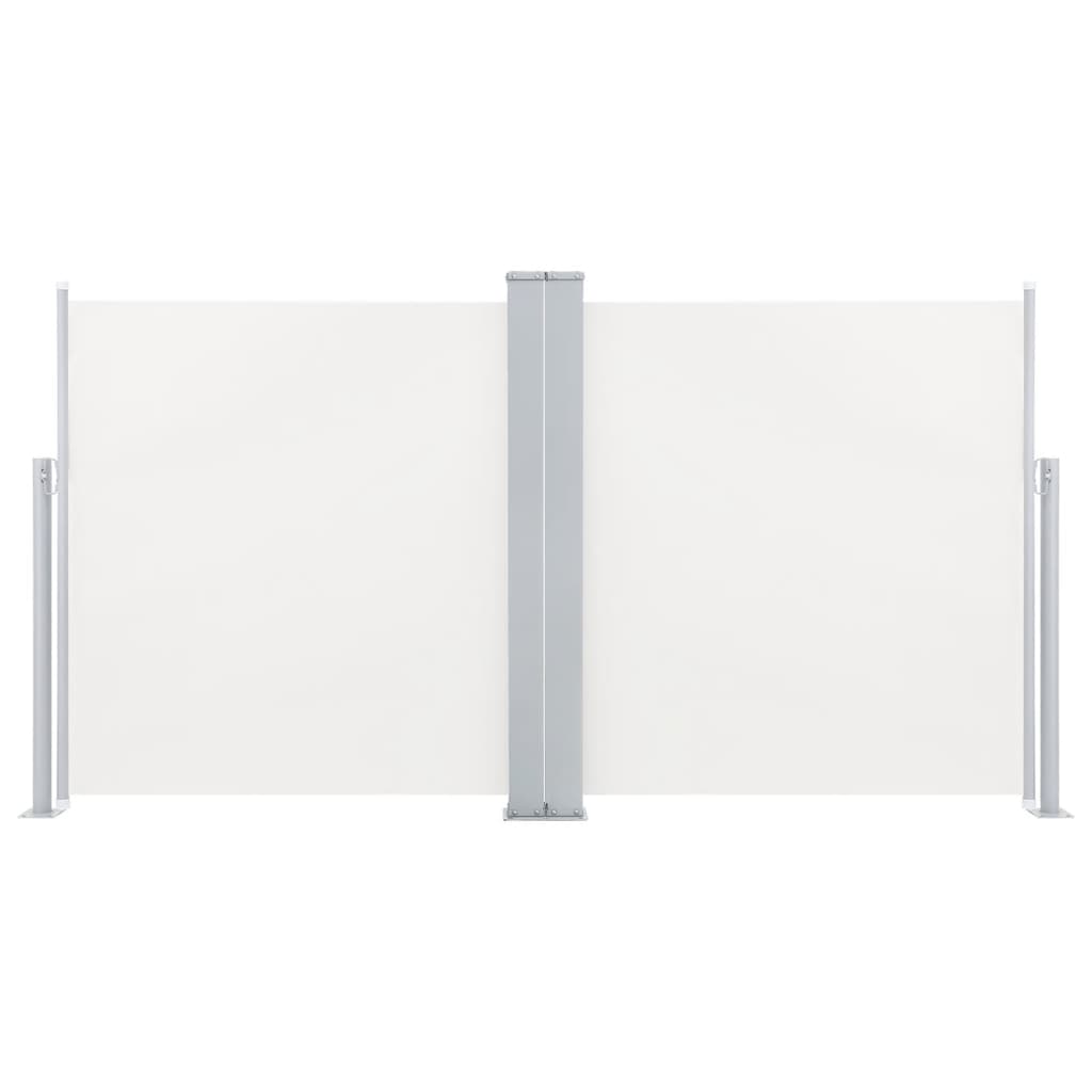vidaXL Copertină laterală retractabilă, crem, 100 x 600 cm vidaXL Copertină laterală retractabilă, crem, 100 x 600 cm