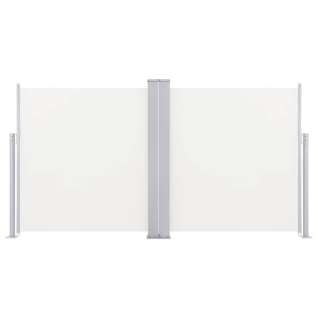 vidaXL Copertină laterală retractabilă, crem, 120 x 600 cm vidaXL Copertină laterală retractabilă, crem, 120 x 600 cm