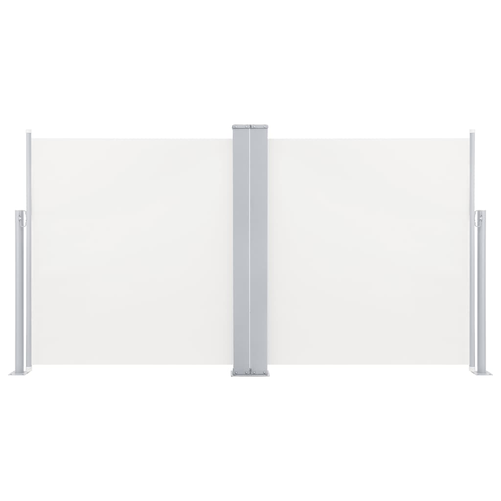 vidaXL Copertină laterală retractabilă, crem, 120 x 600 cm vidaXL Copertină laterală retractabilă, crem, 120 x 600 cm