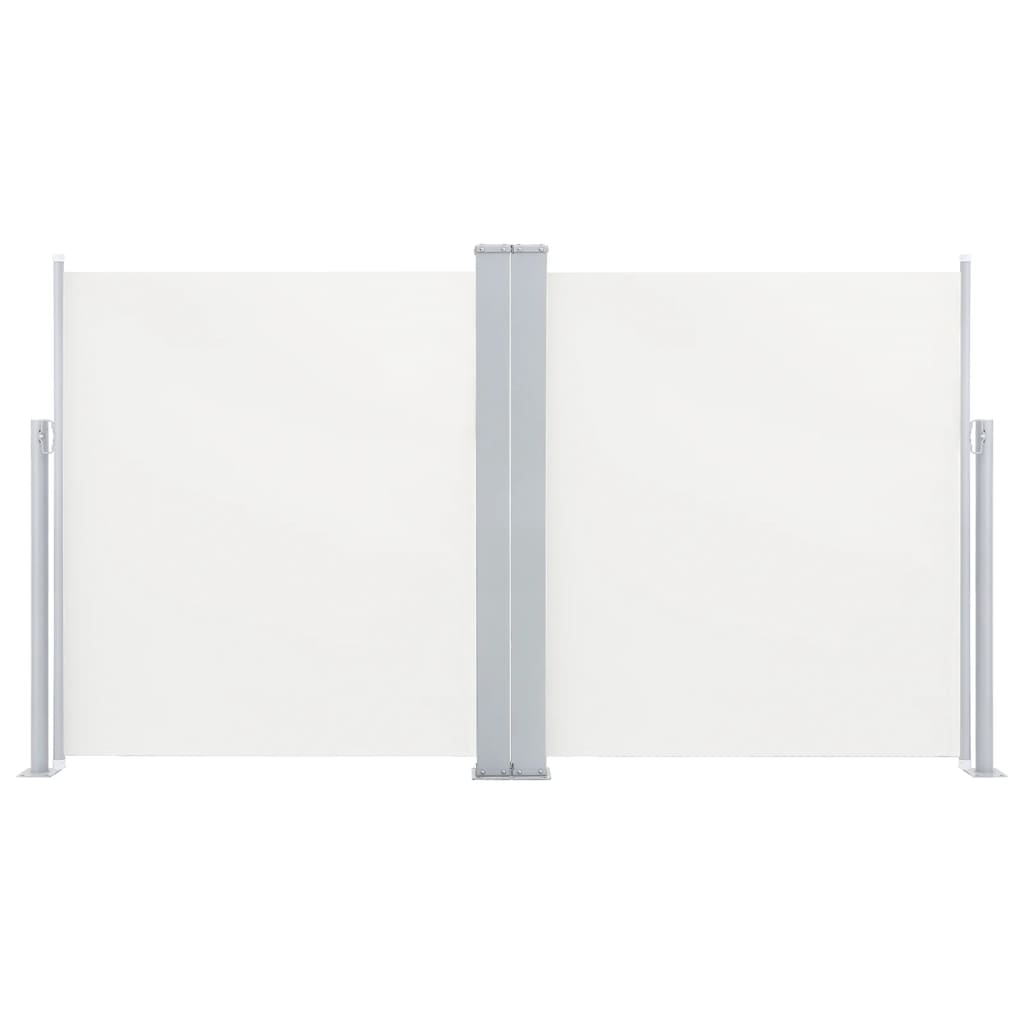 vidaXL Copertină laterală retractabilă, crem, 140 x 600 cm vidaXL Copertină laterală retractabilă, crem, 140 x 600 cm