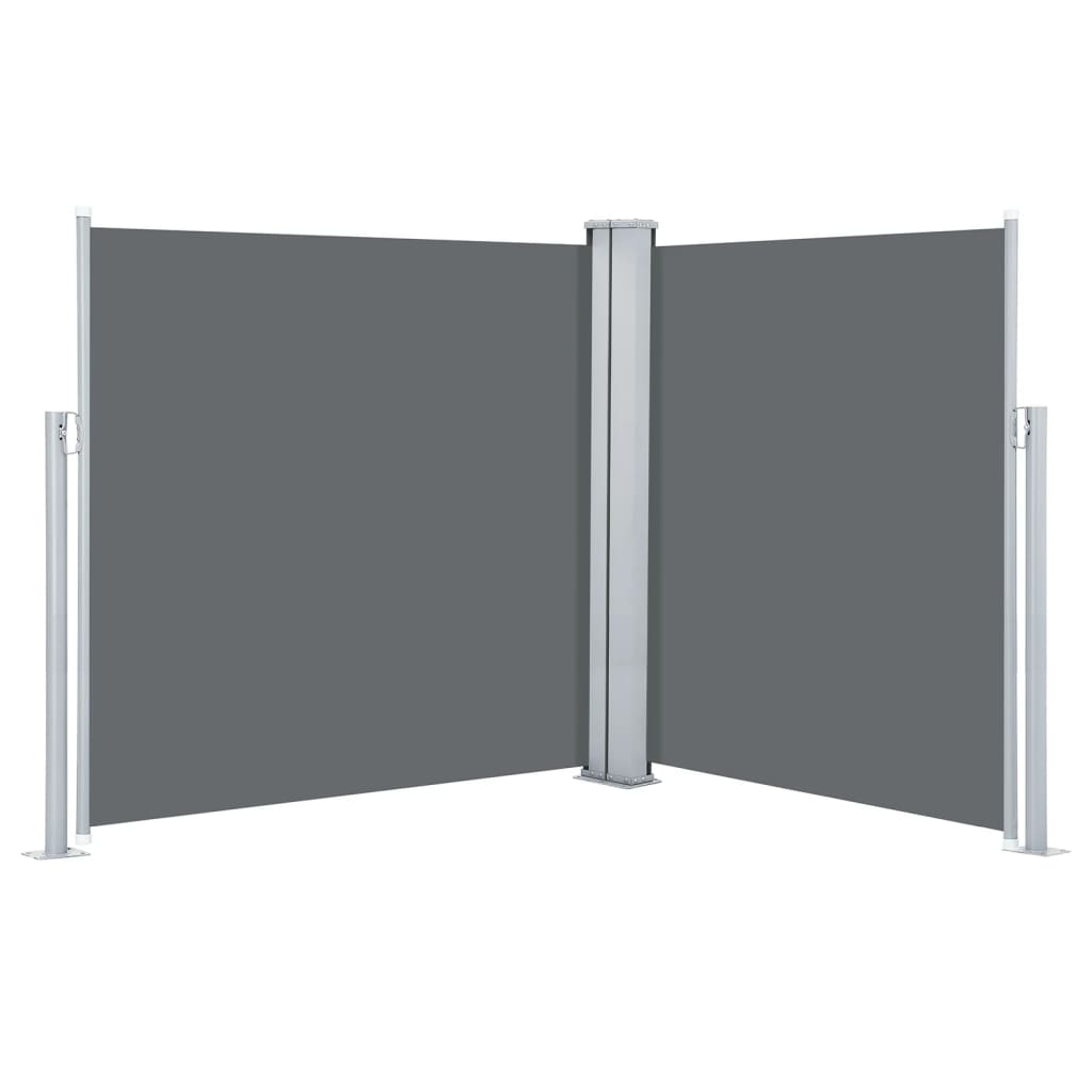 vidaXL Copertină laterală retractabilă, antracit, 140 x 600 cm vidaXL Copertină laterală retractabilă, antracit, 140 x 600 cm