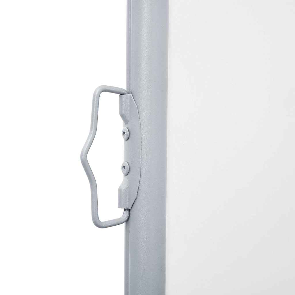 vidaXL Copertină laterală retractabilă, crem, 100 x 1000 cm