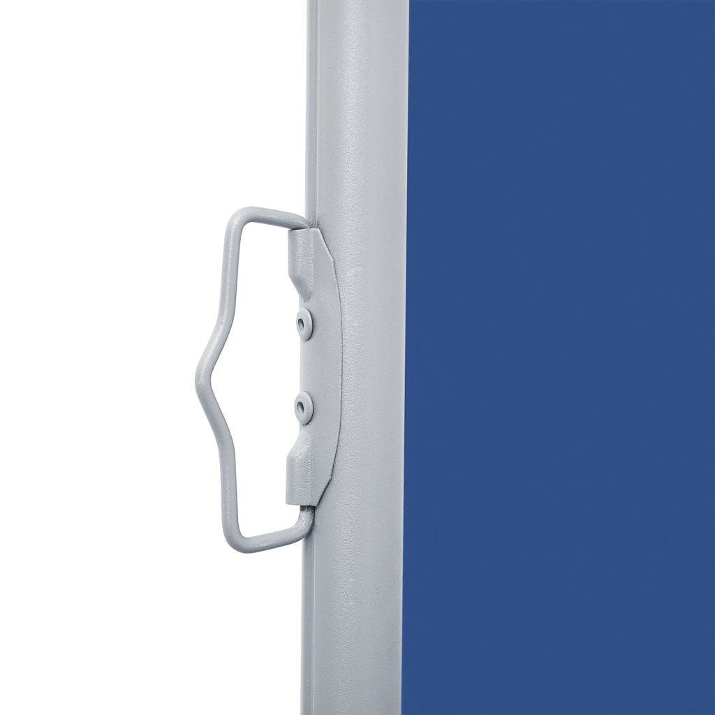 vidaXL Copertină laterală retractabilă, albastru, 100 x 1000 cm vidaXL Copertină laterală retractabilă, albastru, 100 x 1000 cm