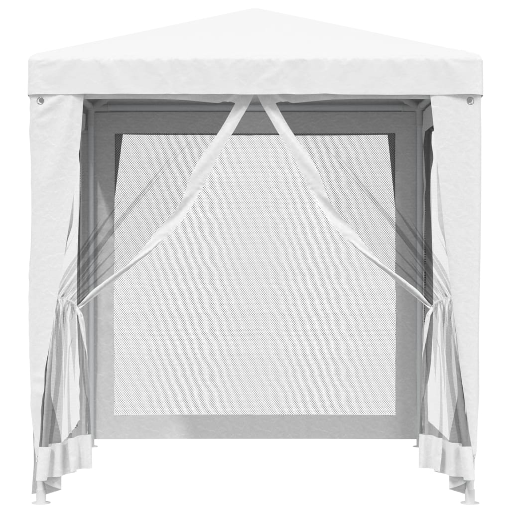 vidaXL Cort de petrecere cu 4 pereți din plasă, alb, 2 x 2 m vidaXL Cort de petrecere cu 4 pereți din plasă, alb, 2 x 2 m