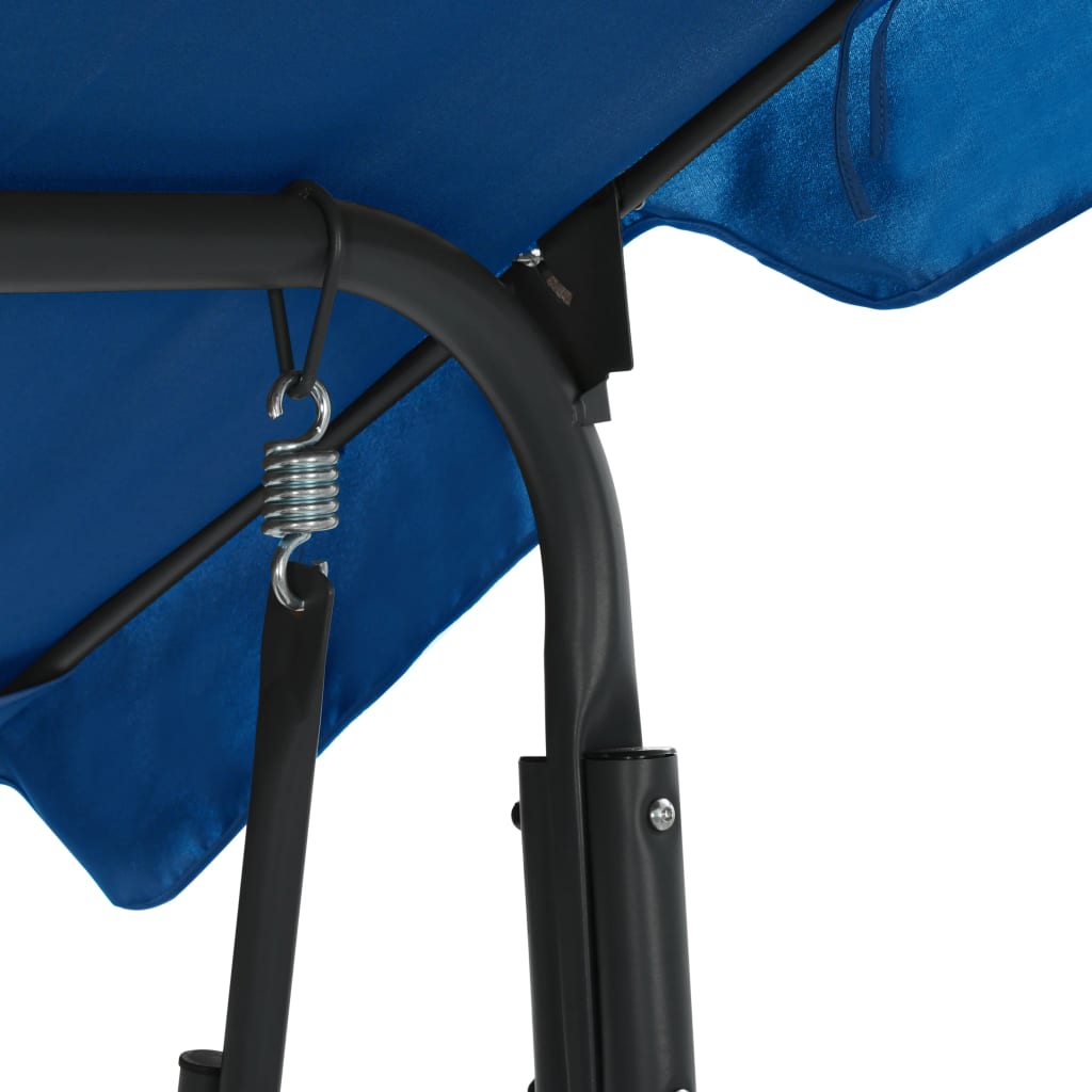 vidaXL Balansoar de grădină, albastru închis, 170x110x153 cm, textil vidaXL Balansoar de grădină, albastru închis, 170x110x153 cm, textil