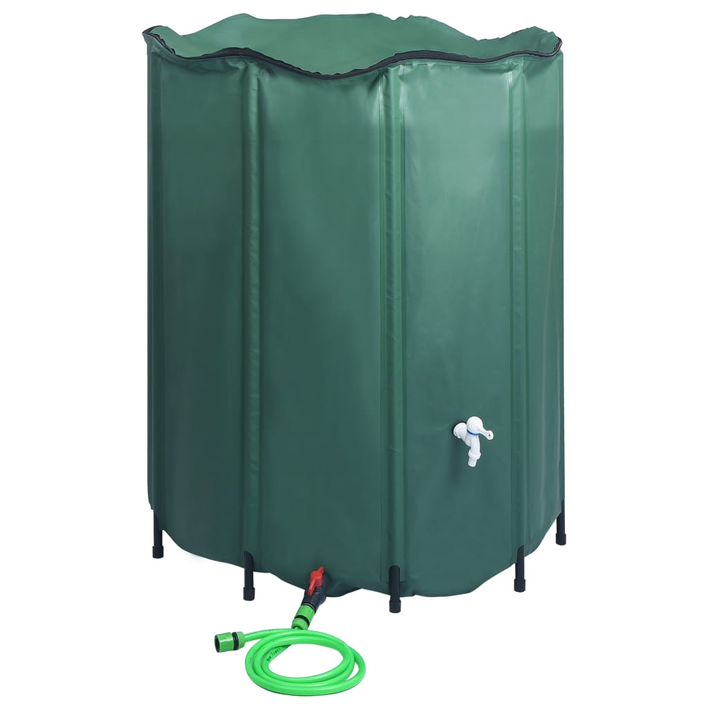 vidaXL Rezervor de apă de ploaie rabatabil cu cep, 1000 L vidaXL Rezervor de apă de ploaie rabatabil cu cep, 1000 L