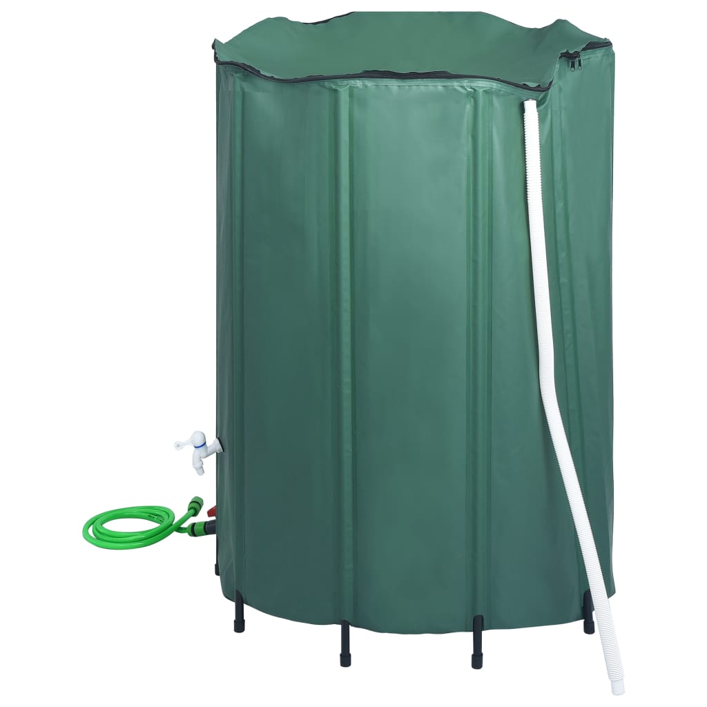 vidaXL Rezervor de apă de ploaie pliabil cu cep, 1350 L vidaXL Rezervor de apă de ploaie pliabil cu cep, 1350 L