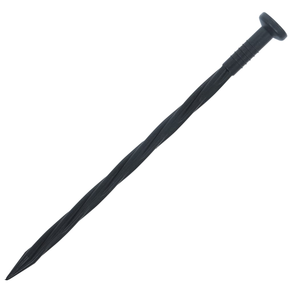 vidaXL Bordură de gazon flexibilă cu 30 țăruși, 10 m, 5 cm vidaXL Bordură de gazon flexibilă cu 30 țăruși, 10 m, 5 cm